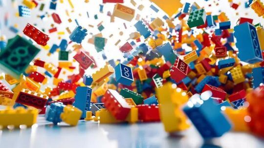 AI Lego Blast Effect